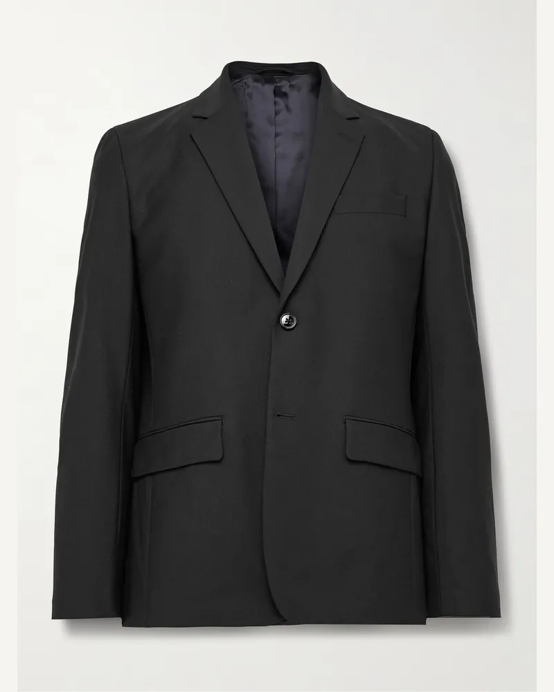 NN 07 Laney 1088 Sakko aus Webstoff mit recycelten Fasern Schwarz