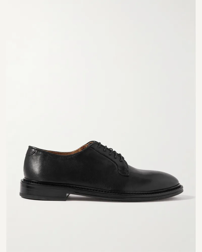 MR P. Lucien Leather Derby Shoes Black