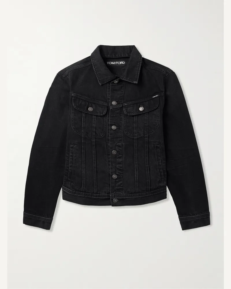 Tom Ford Icon Jeansjacke Schwarz