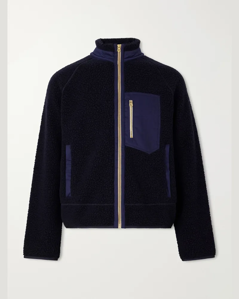 Fortela K2 Brushed Wool Jacket Blue