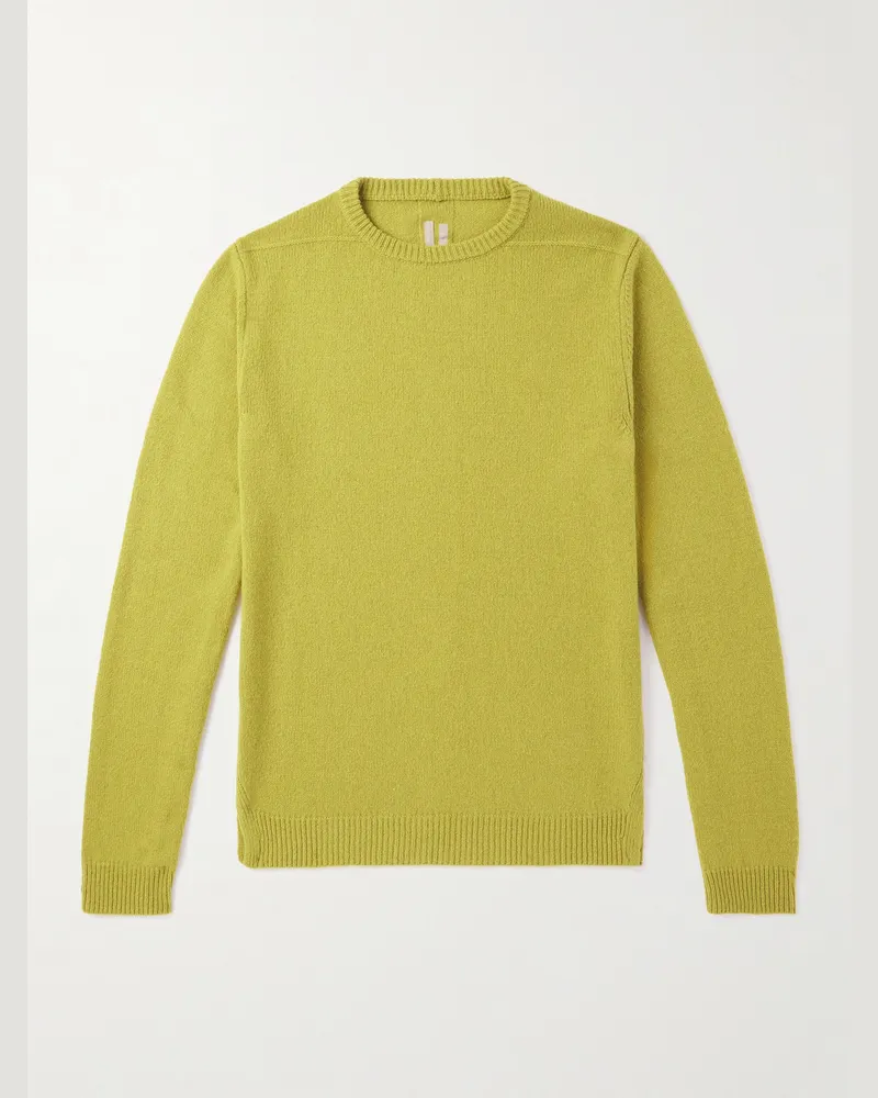 Rick Owens Pullover aus einer recycelten Kaschmir-Wollmischung Grün