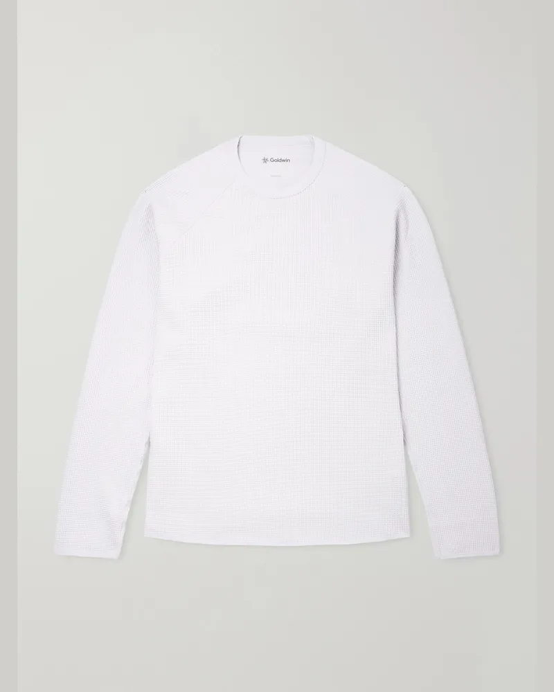 Goldwin Waffle-Knit T-Shirt Neutrals