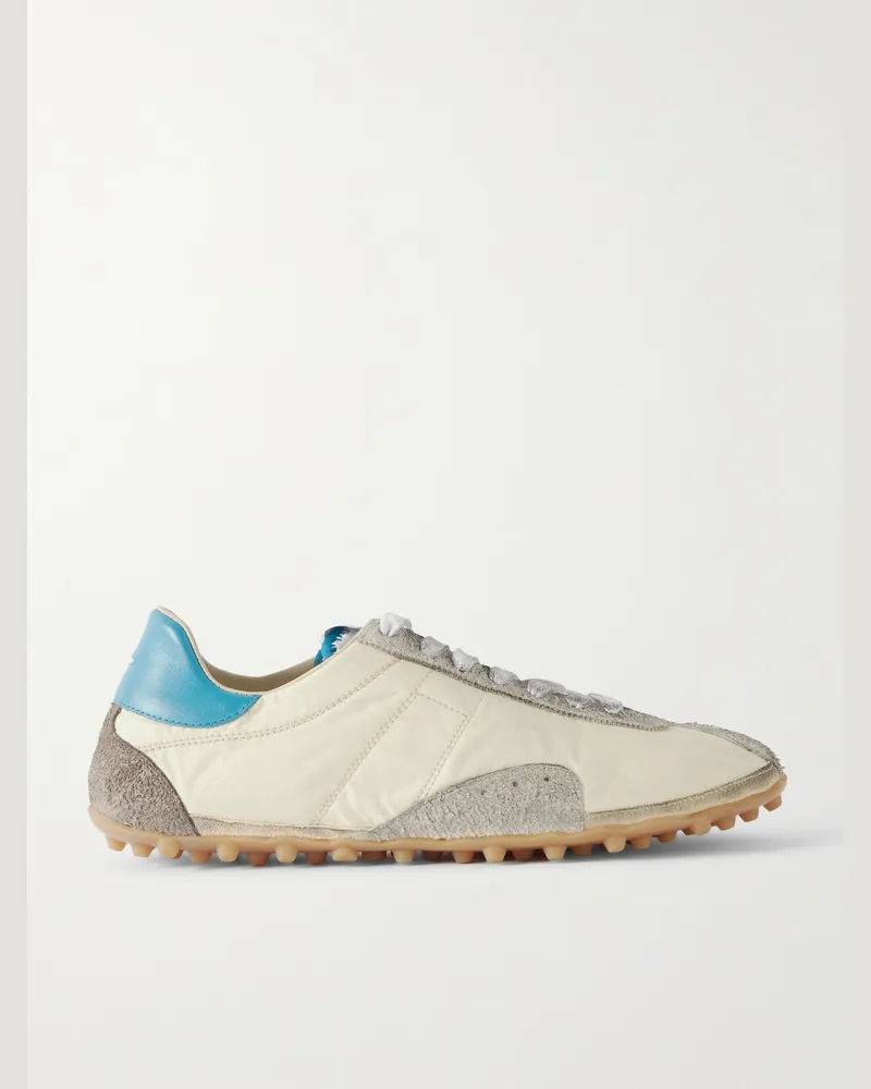Maison Margiela Sprinters Sneakers aus Nylon mit Besatz aus Leder und Veloursleder Neutral
