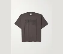 Oversized Logo-Print Cotton-Jersey T-Shirt