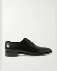 John Lobb Edgar Oxford-Schuhe aus Glanzleder Schwarz