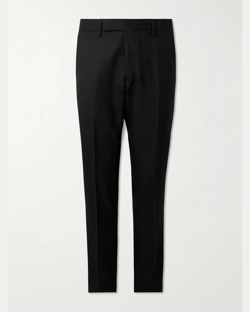 MR P. Phillip Straight-Leg Wool Suit Trousers Black