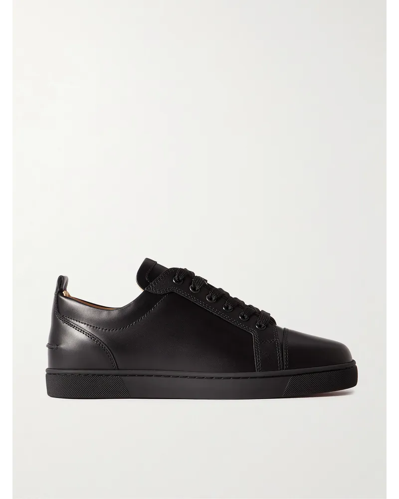 Christian Louboutin Louis Junior Sneakers aus Leder Schwarz