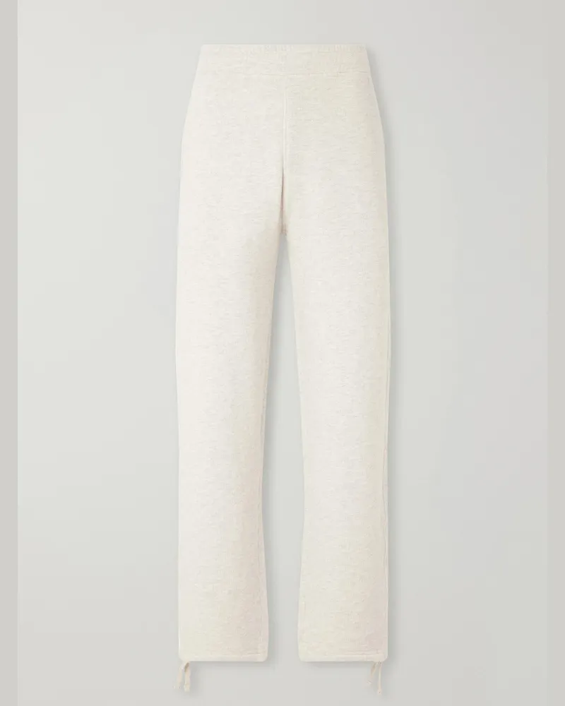 Aimé Leon Dore Marina Straight-Leg Cotton-Jersey Sweatpants Gray