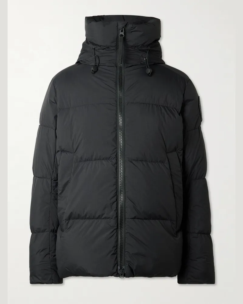 Canada Goose Crofton Daunenjacke aus gestepptem „EnduraLuxe“-Material Schwarz