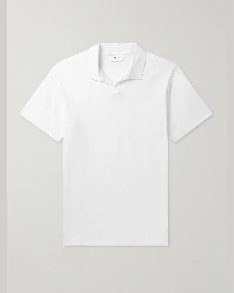 NN 07 Paul 3525 Organic Cotton Polo Shirt White