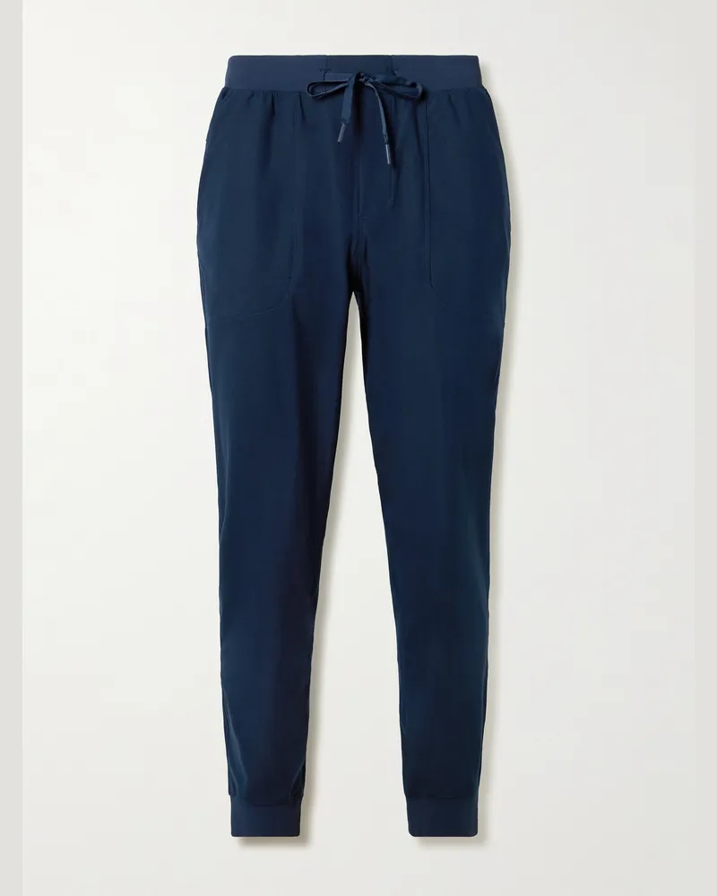 LULULEMON ABC schmal zulaufende Hose aus recyceltem Warpstreme™-Material mit Kordelzugbund Blau