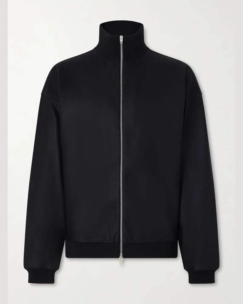 Jil Sander Wool-Felt Jacket Black
