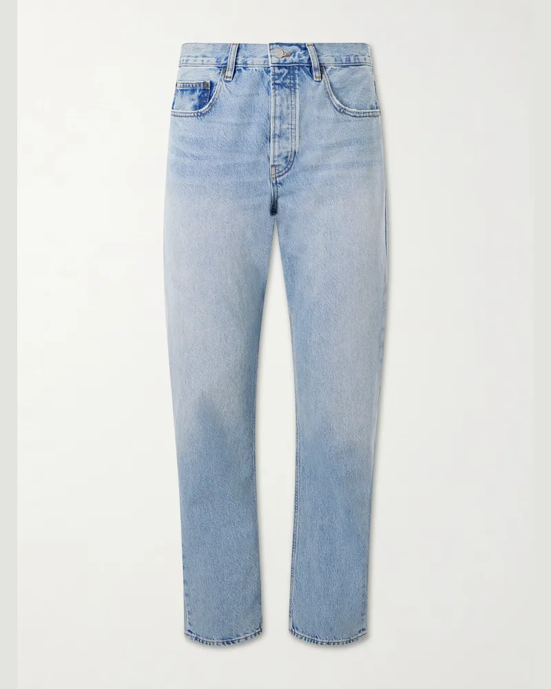 Frame Denim Straight-Leg Jeans Blue