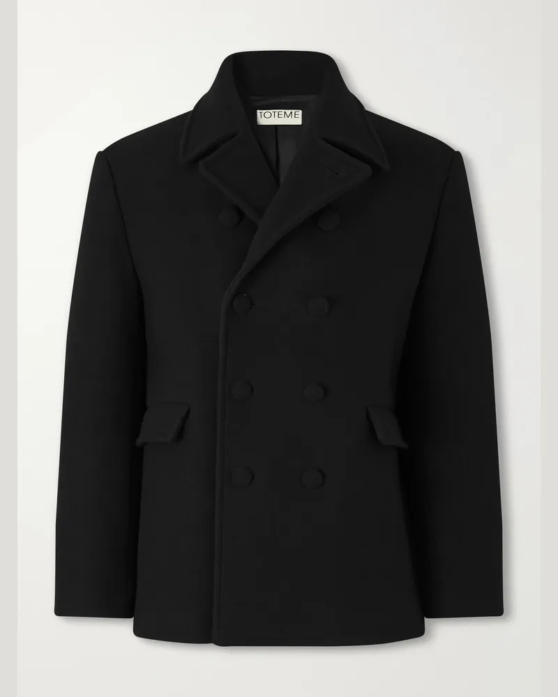 Totême Wool Peacoat Black