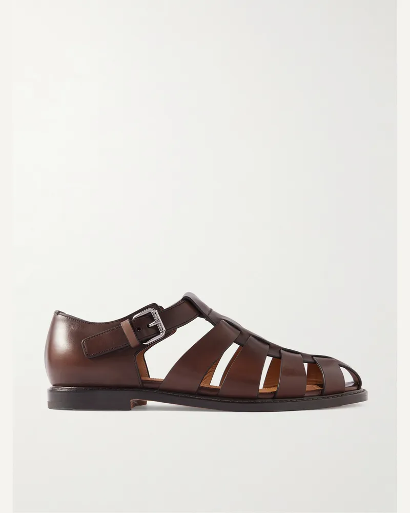 Church's Fisherman Sandalen aus Leder Braun
