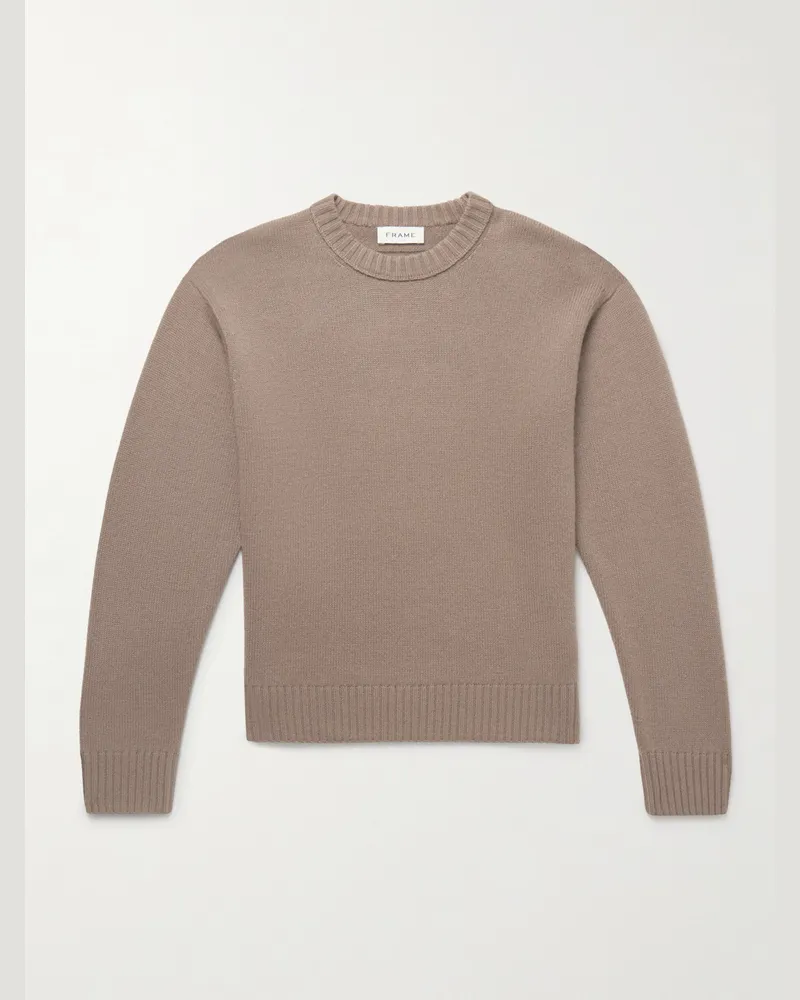 Frame Denim Cashmere Sweater Brown