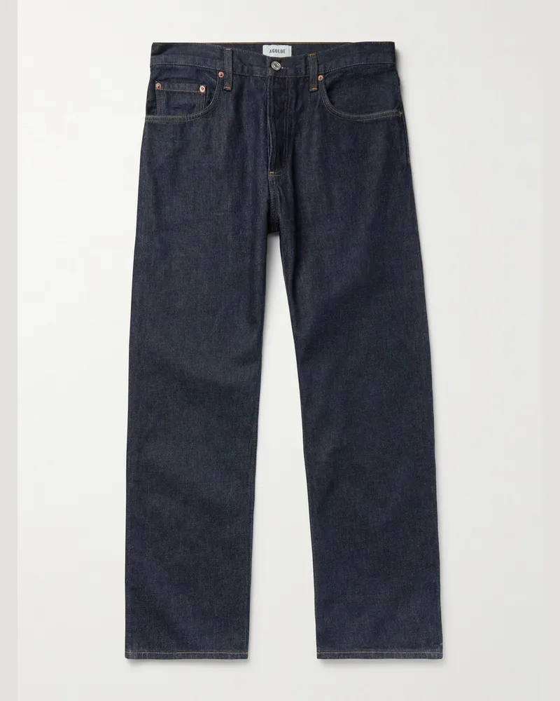 AGOLDE Magnus gerade geschnittene Jeans Blau