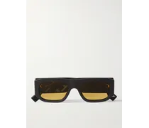 Shadow Sonnenbrille mit eckigem Rahmen aus Azetat