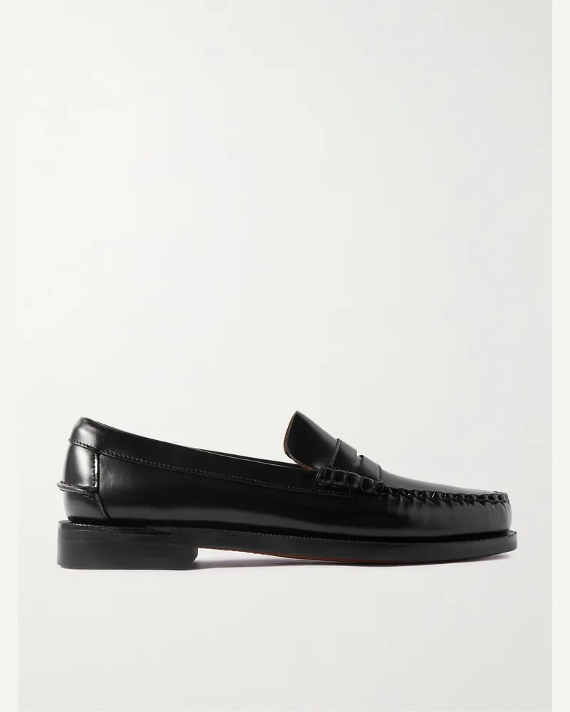 Sebago Classic Dan Pennyloafers aus Leder Schwarz