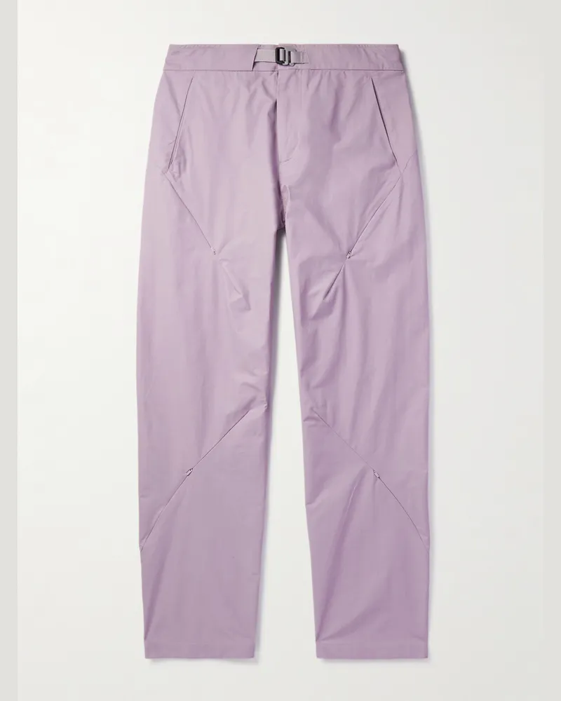 Post Archive Faction 5.0 Right gerade geschnittene Hose aus einer Baumwollmischung Lila
