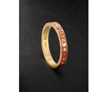 Fuerza Ring aus 18 Karat Gold mit Emaille