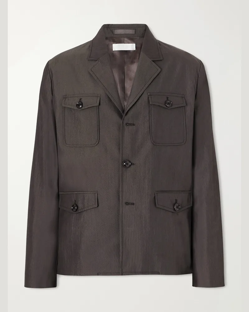 Our Legacy Trip Wool-Blend Blazer Brown