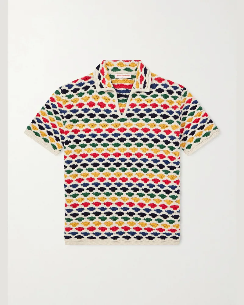 Orlebar Brown Batten Fairground Organic Cotton Polo Shirt Multi