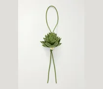 Paula's Ibiza Artichoke Leather and Gold-Tone Bag Charm