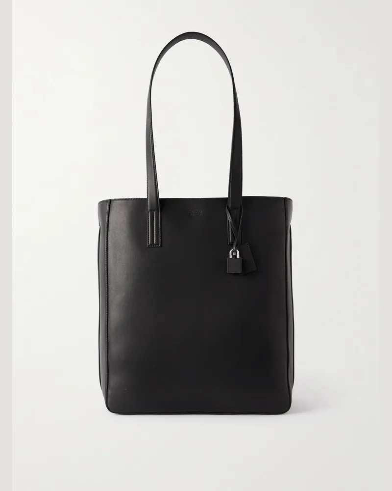 Tom Ford Leather Tote Bag Black