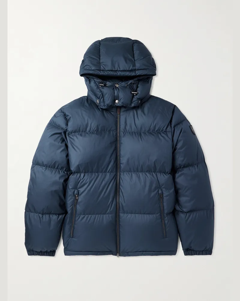 Ralph Lauren Daunenjacke aus gestepptem recyceltem Shell Blau