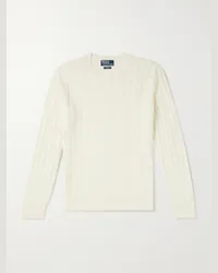 Ralph Lauren Cable-Knit Cashmere Sweater Neutral