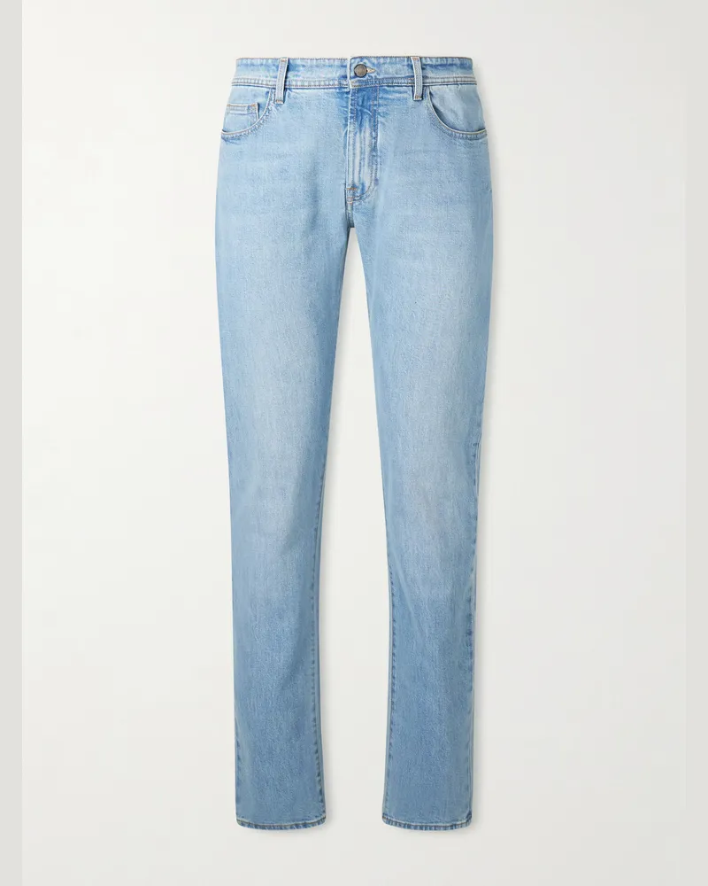 Canali Gerade geschnittene Jeans Blau