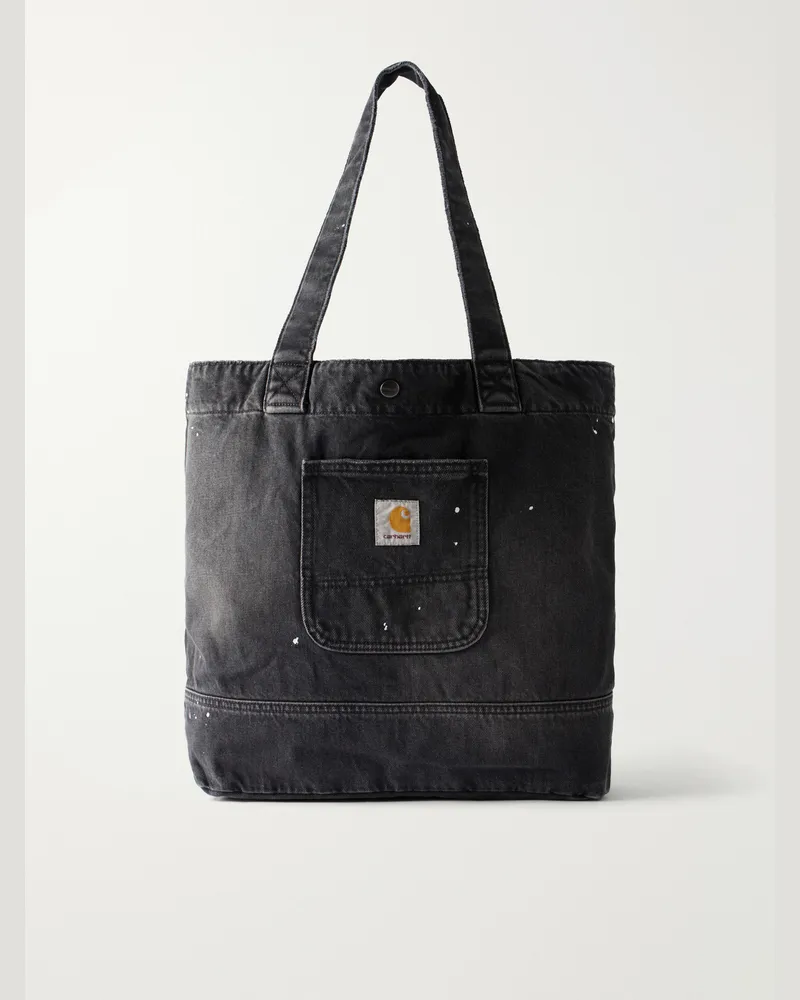 Carhartt WIP Smith denim Tote Bag Gray