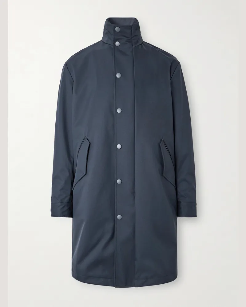 Canali Sanremo Parka aus Shell Blau