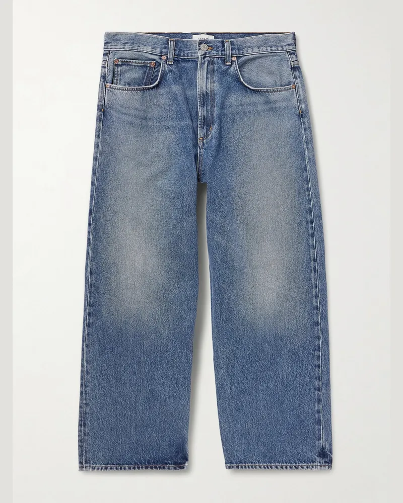 AGOLDE Deka gerade geschnittene Jeans Blau