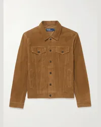 Ralph Lauren Jacke aus Veloursleder Braun