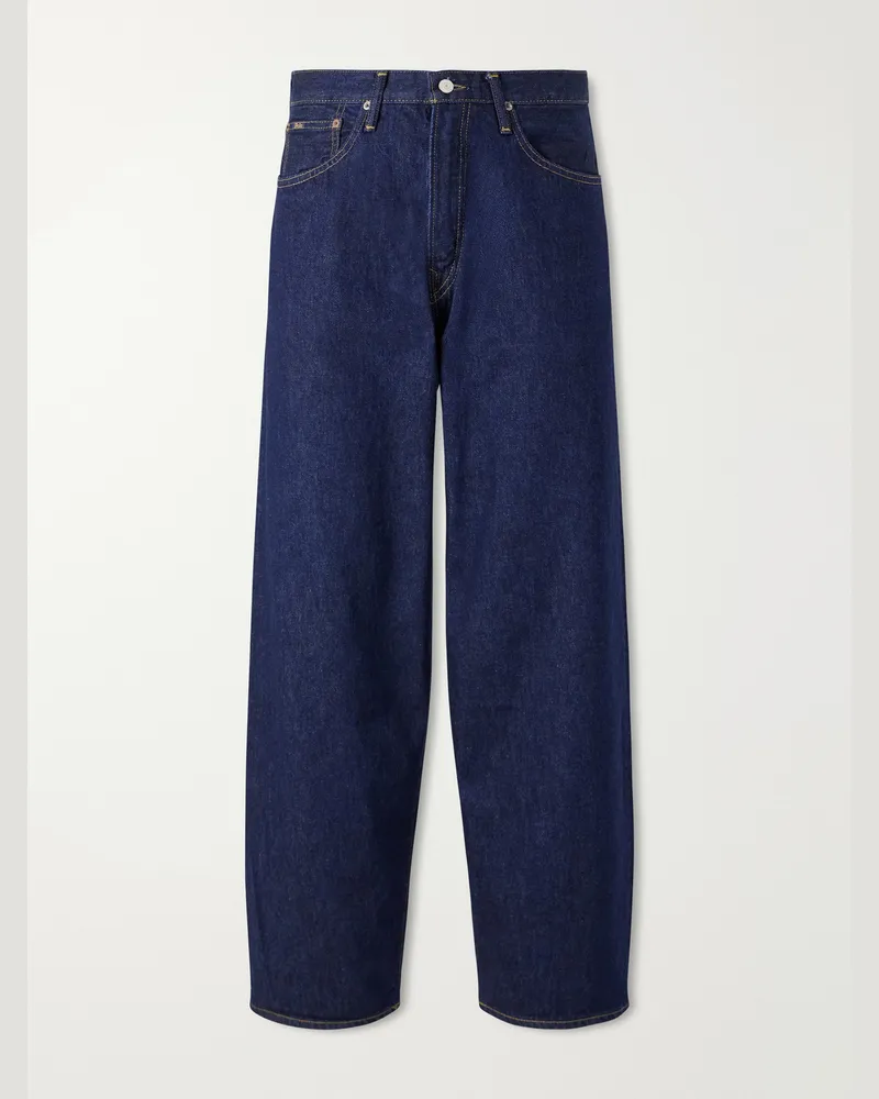 Ralph Lauren Rivington Wide-Leg Jeans Blue