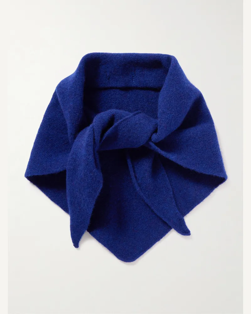 Drake's HIM Schal aus Wolle Blau