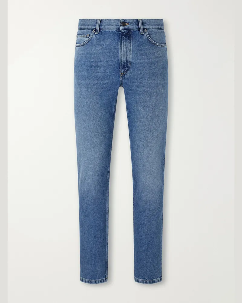 Ermenegildo Zegna Roccia Slim-Fit Jeans Blue