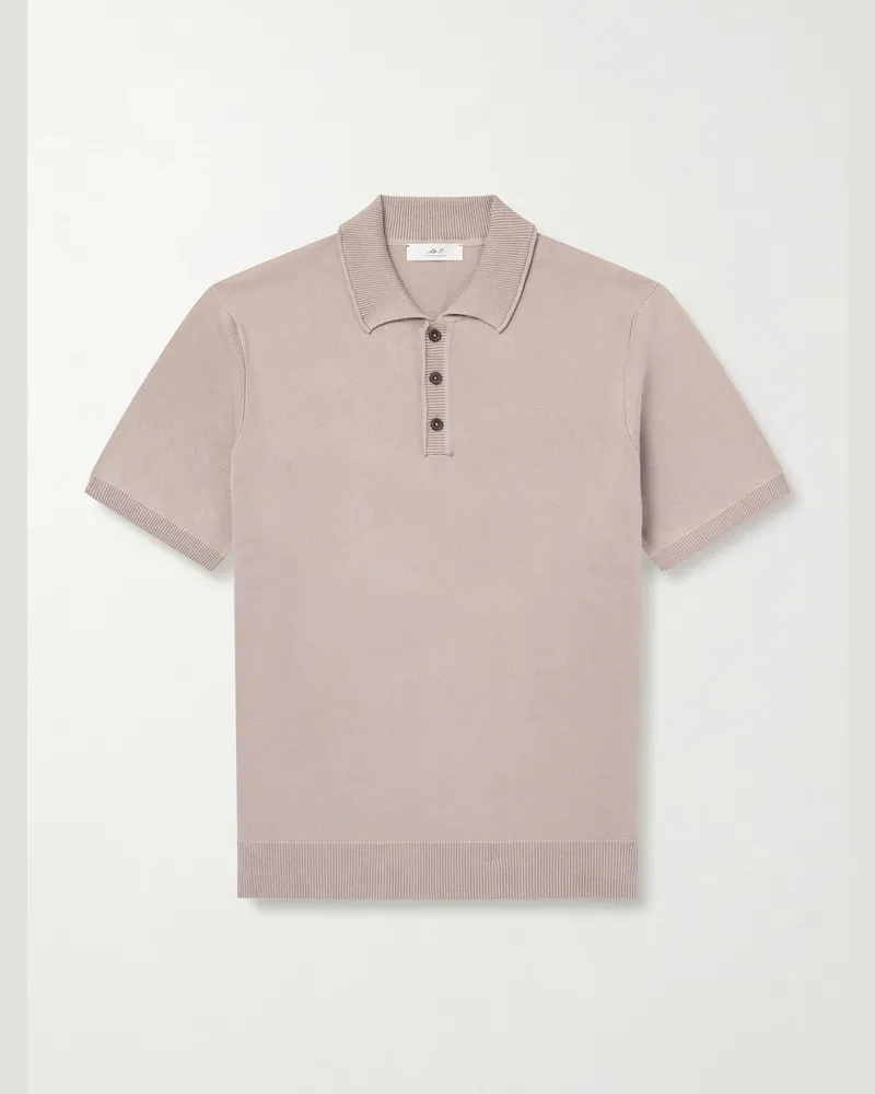 MR P. Milano Polohemd aus Baumwolle Neutral