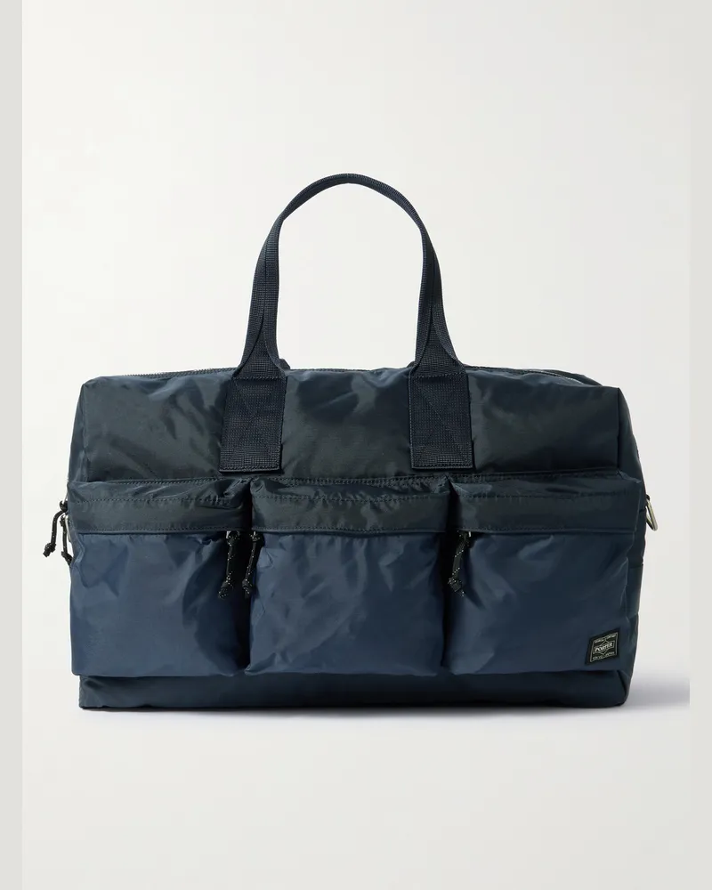 PORTER-YOSHIDA & CO Force 2Way Nylon Duffle Bag Blue