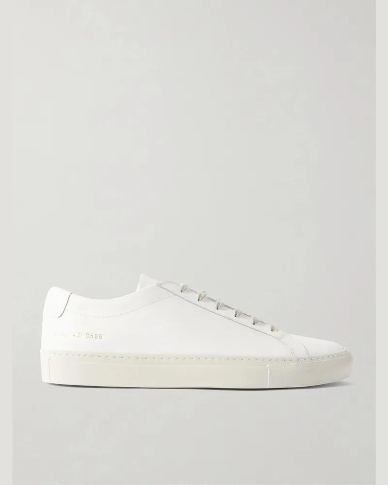 Common Projects Original Achilles Full-Grain Leather Sneakers White