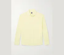 Phil Cutaway-Collar Linen Shirt