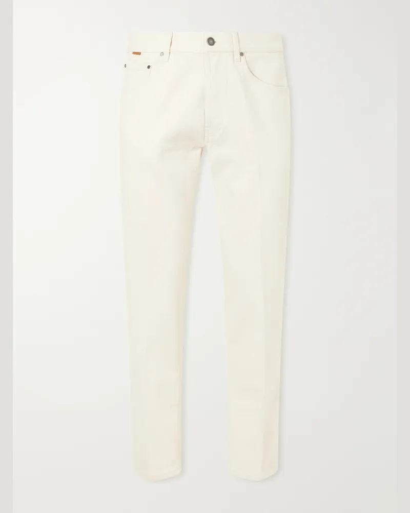 LARDINI Straight-Leg Jeans Neutrals