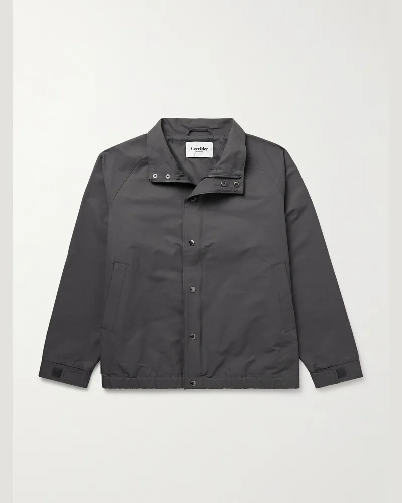 Corridor Dock Jacke aus einer Baumwoll-Nylon-Mischung Grau