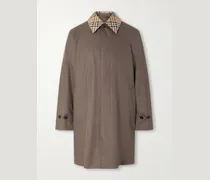 Tottenham Checked Cotton-Gabardine Trench Coat