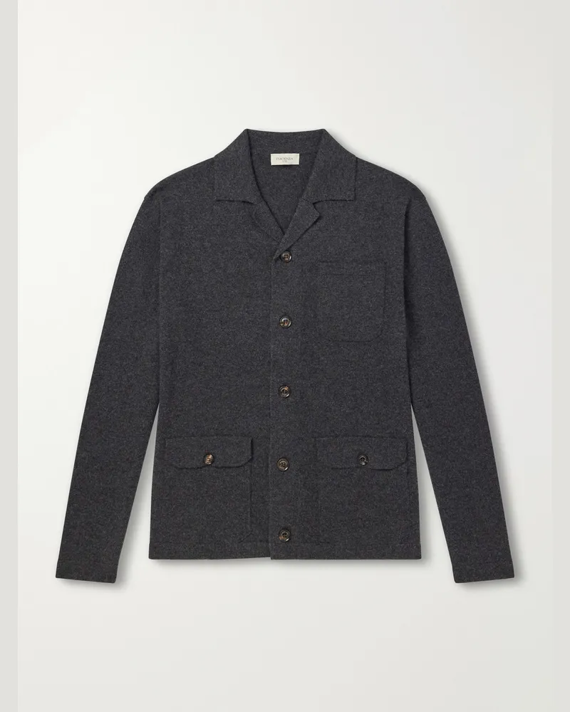 PIACENZA 1733 Cashmere Cardigan Gray