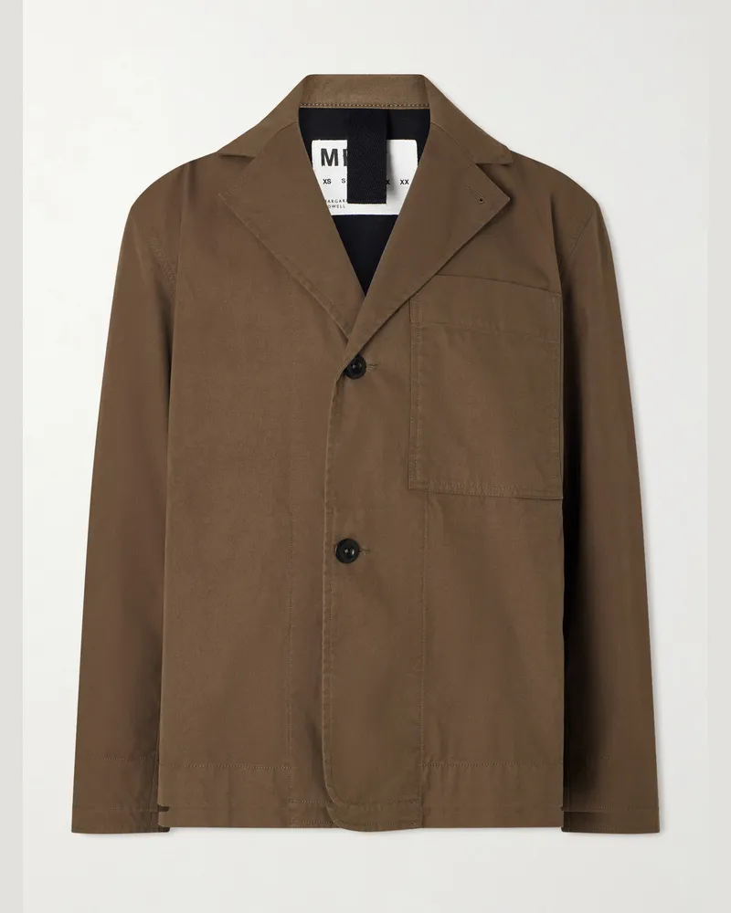 Margaret Howell MHL. Cordura® Cotton Blazer Green