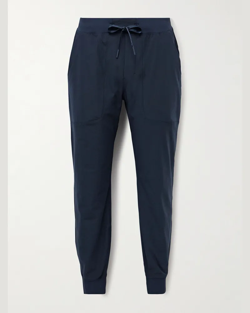 LULULEMON ABC schmal zulaufende Hose aus Warpstreme™-Material mit Kordelzugbund Blau