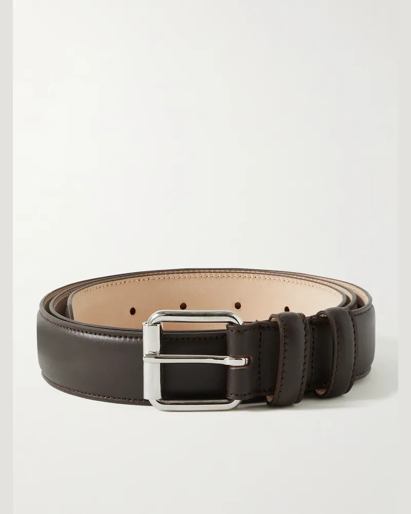 A.P.C. Paris Ledergürtel, 3 cm Braun